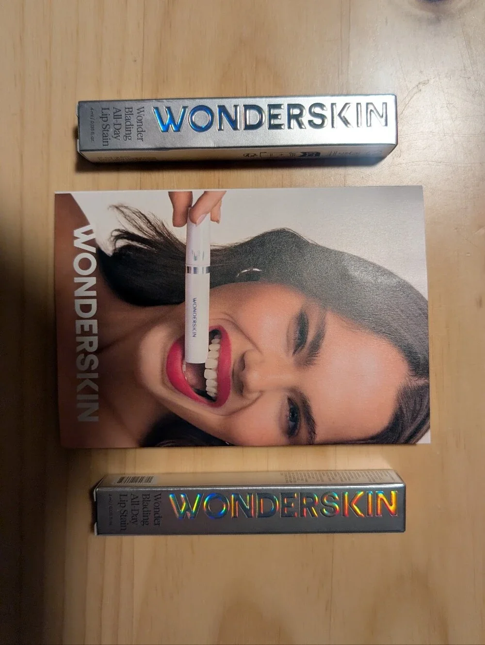 NWT Wonderskin Crush and Neon Rose Wonder Blading All Day Lip Stain